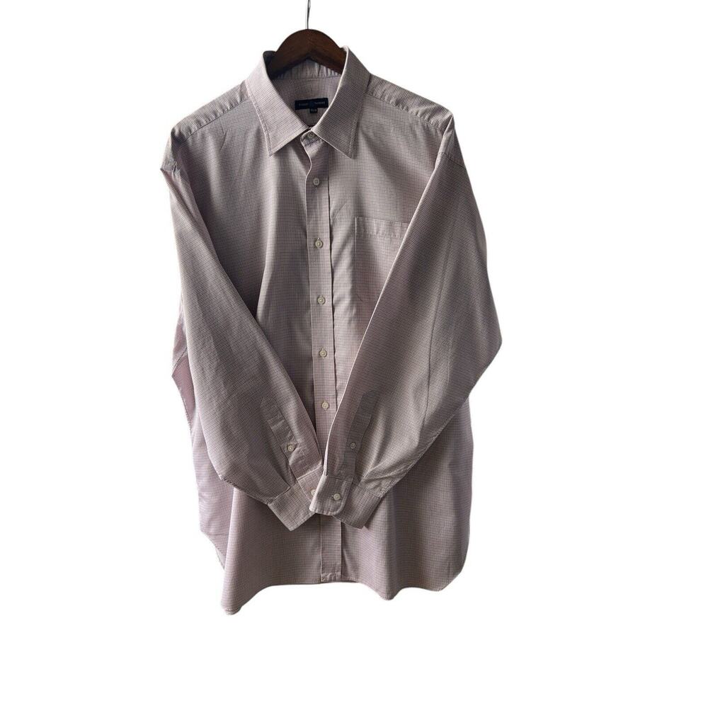 Robert Talbott Carmel Shirt Mens Size 18.5 /36 White Plaid Button Up Long Sleeve - Picture 2 of 7